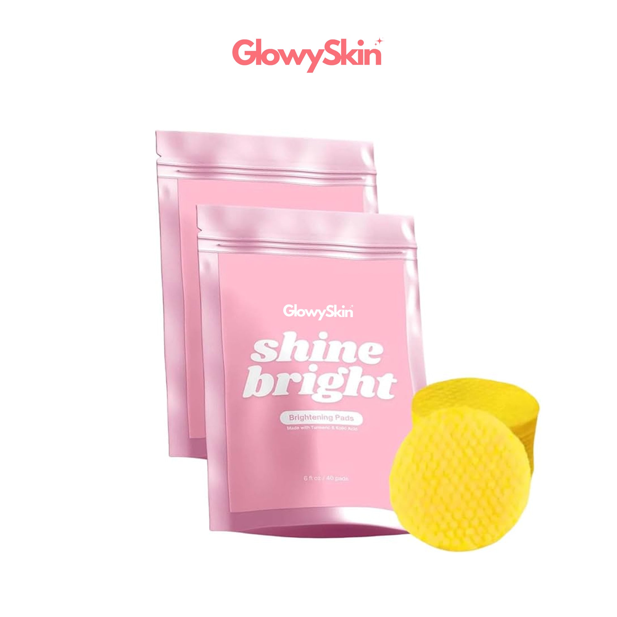 GlowySkinBalance™ Kojic Acid Pads – Brighten, Exfoliate & Fade Dark Spots Bags 40 Pieces