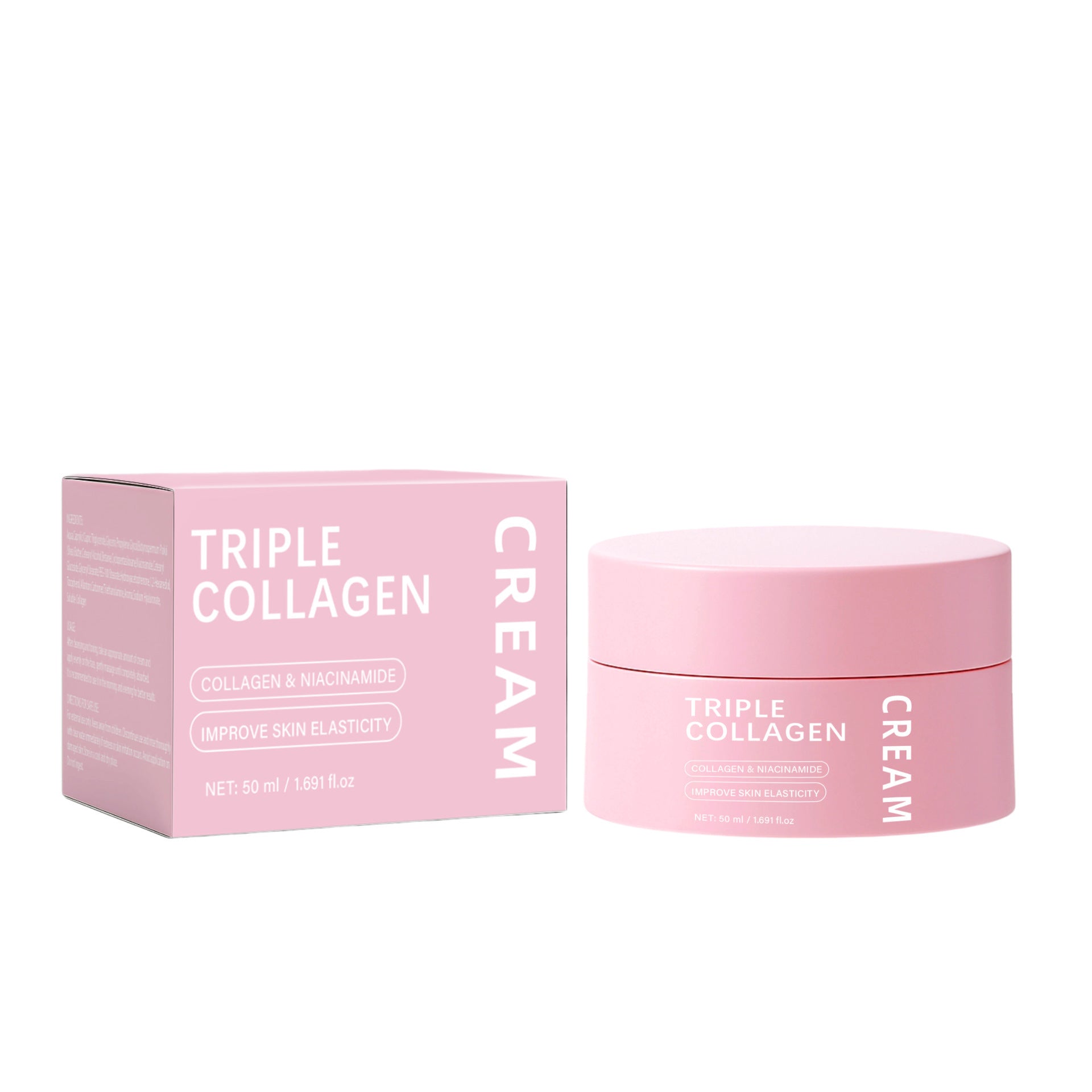 Triple Collagen Egg White Icing Cream 50ml – Firming & Nourishing Skincare - Glowy Skin